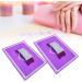 Nail Art Hand Cushion Smooth And Beautiful Beautiful And Practical Environmental Health Easy To Clean Manicure Hand Rest Strong And Sturdy for Home Salon Purple - Buy Online on SooperMarket.com