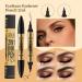 Shop 2-in-1 Magic Eyebrow Pencil | 2024 Upgraded Waterproof Microblading Pen - Light Brown & Black - Buy Online on SooperMarket.com