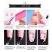 Saviland Dried Flower Gel Nail Polish Kit - 6 Colors Soak Off U V LED Varnish for Manicure Nail Art (Pink Blue Yellow) - Buy Online on SooperMarket.com