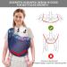 CUBY Portable Breathable Baby Sling | Adjustable 3D Mesh Fabric Wrap | Toddler Carrier for Newborn to 24 Months | Quick Dry & Lightweight | Tropical Rainforest Design - Buy Online on SooperMarket.com