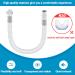 Short Tube Assembly & Frame for Airfit P10 - Hose & Frame Supplies with Elbow and Swivel - Buy Online on SooperMarket.com