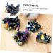 VILLCASE 6 Pcs Colorful Crystal Clusters Fish Decorations for Tank Druzy Geode Natural Stones Gem Display Colorfulx3pcs 3X3CMx3pcs - Buy Online on SooperMarket.com