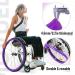 Wheelchair Wheel Covers Wheelchair Push Rim Covers Wheelchair Push Rim Covers Non-Slip Wear-Resistant Hand Push Cover Improve Grip and Traction(Purple 24 inches) 24 inches Purple - Buy Online on SooperMarket.com