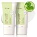 IUNIK Centella Calming Vegan Moisture SPF 50+ PA++++ Non-Sticky No White Cast Light-Weight Daily Sunscreen Reef-Safe UVA UVB Matte-Finish No-Scent 4 Oz Beta-Glucan Dry Oily Sensitive Acne-Prone Skin Korean Skincare