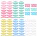 100 Pieces Eyelash Lift Pads Lash Lift Tools Small Lash Lift Shields 18 Y Shaped Eyelash Comb 5 Sizes 6 Colors Perming Pads Reusable Lash Lift Rods Eyelashes Makeup Beauty Tool