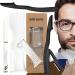 Huaxingda Bart Form tool transparent beard alignment tool non -slip rubber -bargain guideline form tool rotating mustache stencil razor white drawing pin combination