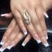 French False Nails - 24PCS Gloss Nude White Square Press on Nails with Jelly Glue | Long Square White Fake Nails for Women & Girls - Buy Online on SooperMarket.com