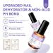 Saviland Nail Dehydrator and Primer - Acid-Free Natural Formula | Protein Bonding Acrylic Nail Kit | Superior Bonding for Gel Polish | Professional Salon Acrylic Nail Supplies | 2x15ml - Buy Online on SooperMarket.com