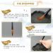 6-Piece Chinese Calligraphy Brush Set with Roll-Up Holder - Ideal for Painting, Writing, Watercolor, Sumi, Kanji Art - Buy Online on SooperMarket.com