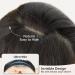 KooKaStyle Long Wavy Clip-In Synthetic Hair Extensions 20 Inch Black - 4PCS Thick Double Weft Hairpieces for Women - Buy Online on SooperMarket.com