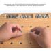 Finger Exerciser Board Flexible Fine Wood Insert Board with Screw Twisting Exercise Hand Rehabilitating Device for Fingers - Buy Online on SooperMarket.com