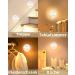 Flowood Night Light with Motion Detector - 4 LED Stair Lights for Kids' Rooms Hallways Bedrooms Kitchen & Cabinets - Battery Operated Warm White T031-W4 - Buy Online on SooperMarket.com
