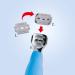 Buy Credo Pop Art Callus Longitudinal Plane with Rasp Clip - Chrome-Plated & Blue | International Shipping Available - Buy Online on SooperMarket.com