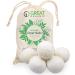 6 XL Organic Tumble Dryer Balls - 100% New Zealand Wool | Eco-Friendly Fabric Softener - Buy Online on SooperMarket.com