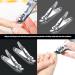 12 Pcs Slanted Edge Nail Clippers - Metal Side Cuticle Trimmer for Precise Nails Cutting - Curved Nail Edge Cutter for Pedicure and Manicure - Buy Online on SooperMarket.com