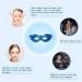 Reusable Gel Eye Mask for Puffiness & Dark Circles - Cooling Eye Ice Pack for Dry Eyes, Headache & Stress Relief (Leaves Design) - Buy Online on SooperMarket.com
