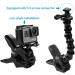 Suptig Jaws Flex Clamp Mount for GoPro and Action Cameras - Compatible with Hero 11, 10, 9, 8, 7, 6, 5, 4, Session, 3+, 3 and Arlo Pro - Gooseneck Mount for Versatile Angles - Buy Online on SooperMarket.com