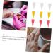 minkissy 27 Pcs Manicure Pen Silicone Head Nail Art Silicone Head Nail Art Pen Head Manicure Pen Head Dotting Pen Wax Head Rhinestone Picker Head Rhinestones Crystal Drilling Pen - Buy Online on SooperMarket.com