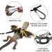 Bearded Dragon Lizard Leash Harness - 3 Size Pack Lizard Wing Traction Harness Leash for Lizard Reptiles Amphibians Small Pet Small/Medium/Large - Buy Online on SooperMarket.com