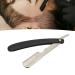 Professional Foldable Stainless Steel Beard Blade Holder | Durable Razor with Straight Edge for Precision Grooming - Buy Online on SooperMarket.com