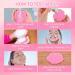 Telooco 50 Pieces Flower Shape Compressed Facial Sponges Disposable Expedient Travel Face Sponges for Cleansing Exfoliating Makeup Estheticians Spa(Pink) - Buy Online on SooperMarket.com