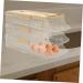 Alipis Clear Automatic Stackable for Plastic Fridge Dispenser Storage Tray Multi-Layer Organizer with - Buy Online on SooperMarket.com