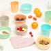Nip Baby & Children's Plate Set | Dishwasher-Safe BPA-Free Extra Flat Dishes | Perfect Coast Start Matte Colors - Buy Online on SooperMarket.com