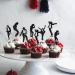Rsstarxi 24 Pack Dance King Cupcake Toppers Happy Birthday Cupcake Toppers Forever God Art Dance Theme Birthday Cupcake Picks for Anniversary Birthday Party Cake Decorations Design 1 - Buy Online on SooperMarket.com