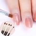 5-Piece Professional Nail Brush Set | Nail Art & Design Brushes for DIY UV Gel & Acrylic Nail Art | Black Nail Accessories - Buy Online on SooperMarket.com