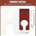 Solid Wood Acrylic Shearing Guide for Carpet Trimmer - Rug Tufting Tool (Brown) - Buy Online on SooperMarket.com