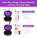 Electric Makeup Brush Cleaner Set - Automatic Spinner, Cleaning Mat - Christmas Gift for Her - Purple - Buy Online on SooperMarket.com