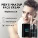 Men's Makeup Face Cream Mens Concealer Mens Face Moisturiser White Concealer Dark Circle Concealer Hydrating Face Cream Face Care for Even Skin Tone Moisturizing Spots Covering 50g - Buy Online on SooperMarket.com
