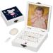 Baby Keepsake Tooth Box - Lost Teeth Holder Boy and Girl - Tooth Fairy Organizer - Gift for Parents and Kids - White Wood