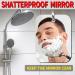 2 Pack Fogless Shower Mirrors for Shaving - Portable, Unbreakable, Anti-Fog, Wall/Camping Hanging - 8x6 Medium Size - Ideal for Travel, Bathroom, Locker - Makeup, Shave - Buy Online on SooperMarket.com