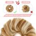 Vlasy Messy Bun Hair Piece Curly Wavy Scrunchies Extension Updo Synthetic Chignon F27/613# 60g - Buy Online on SooperMarket.com