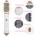 5-in-1 Hot Air Comb | Multi-Function Hair Styling Tool for Straight & Curly Hair | White | International Shipping - Buy Online on SooperMarket.com
