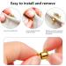 20Pcs Metal Pin Backs Locking Locking Pin Backs with Storage Case Pin Backs for Brooch Tie Hat Badge Insignia Gold - Buy Online on SooperMarket.com