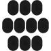 Milageto 10x Sweatproof Sports Stickers - Non-Slip Patches for Fitness Cycling & Climbing - Black Overpatch Tapes - Buy Online on SooperMarket.com