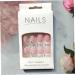1 Set Press on Nails French Square Fake Nails Full Cover Short Press on Nails Reusable Short Nails Press on Cute Press on Nails Set for Women Home - Buy Online on SooperMarket.com