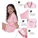 Kids Silk Pyjamas Set | Short Sleeve Satin PJs for Girls Boys | Button-Down Silky Nightwear for Children and Teens | Age 4-16 | Pink - Buy Online on SooperMarket.com