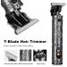 Bestauty Professional Barber Clippers Set - Cordless Beard & Nose Hair Trimmer Waterproof & Rechargeable Ideal for Haircut & Shaving (Silver - Buy Online on SooperMarket.com