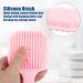 VOCOSTE Soft Silicone Bath Brush - Non-Slip Back Scrubber Shower with Long Handle in Pink for Men and Women - Buy Online on SooperMarket.com