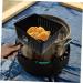 Toddmomy 2 Pcs Square Baking Basket Air Fryer Mesh Basket Wire Mesh Fry Basket Chip Frying Metal Baskets Fried Food Basket Air Fry Basket Snack Basket Electric Storage Basket Carbon Steel 38X22.8CMx2pcs Blackx2pcs - Buy Online on SooperMarket.com