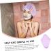 MAGICLULU 2pcs Bunny Ears Dry Hair Hat Hair Ring Aldult Coral Fleece Violet - Buy Online on SooperMarket.com