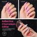 Beetles Glitter Gel Nail Polish Set - 6 Colors Chameleon Sparkle Kit for DIY Manicure | Color Changing Pink Purple Blue with Crushed Diamond Shine | Soak Off UV Gel Polish - Buy Online on SooperMarket.com