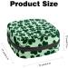 Clover Icons Pattern Sanitary Napkin Storage Bag | Menstrual Cup Pouch | Nursing Pad Holder | Portable Period Bag - Multi-colored - Buy Online on SooperMarket.com