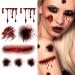 Supperb Halloween Tattoos - Bleeding Wound Scar Design (Set of 2) | Temporary Halloween Body Art - Buy Online on SooperMarket.com