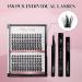 MilyBest DIY Lash Extension Kit - 144 Pcs Individual Lashes, Eyelash Glue, Applicator Tool, and More - Easy to Apply at Home (Kit M03) - Buy Online on SooperMarket.com