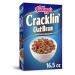 Kellogg's Cracklin' Oat Bran Cold Breakfast Cereal, High Fiber Cereal, 8 Vitamins and Minerals, Original, 16.5oz Box (1 Box)