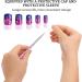 Hanyousheng 3 Pcs Nail Art Brushes Set - Fine Detail Paint Brush Pen for DIY & Professional Nail Art Design - Purple - Buy Online on SooperMarket.com